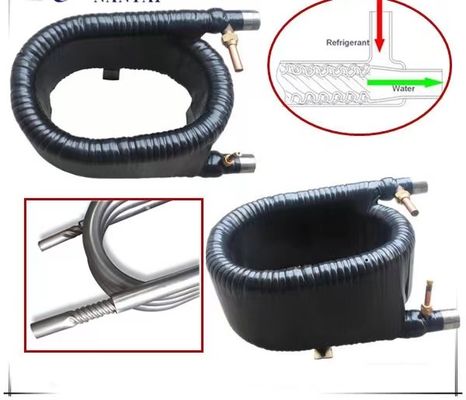 Customized Titanium Condenser / Heat Exchanger Coil Tube For Cooling The Seawater