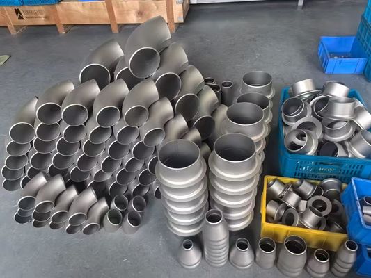 ASTM GR2 GR7 GR9 Titanium Tee For Pipeline And Couplings